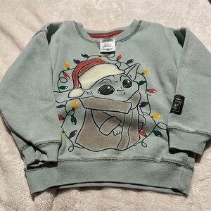 Star Wars Green Baby Yoda Kids Sweater